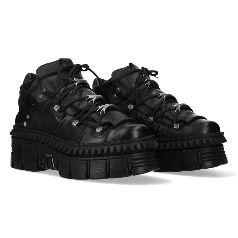 New Rock - M-WALL106-S13 Plateausneaker - Schwarz